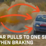 Car pulls left when braking